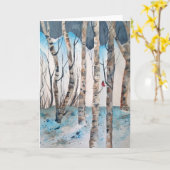 Männliche Besuche Karte (Gelbe Blume)