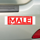 Männliche Briefmarke Autoaufkleber (Auf Auto)