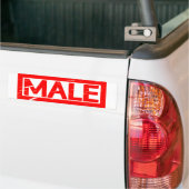 Männliche Briefmarke Autoaufkleber (Auf Lkw)