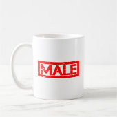 Männliche Briefmarke Kaffeetasse (Links)