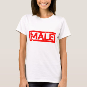 Männliche Briefmarke T-Shirt
