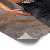 Männliche Brustaufnahme Poster (Ecke)