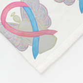 Männliche Brustkrebserkrankung Fleecedecke (Ecke)