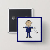 Männliche Button (Vorne & Hinten)