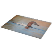 Männliche Canvasback-Ente Schneidebrett (Ecke)