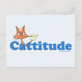 Männliche Cattitude Postkarte (Vorderseite)