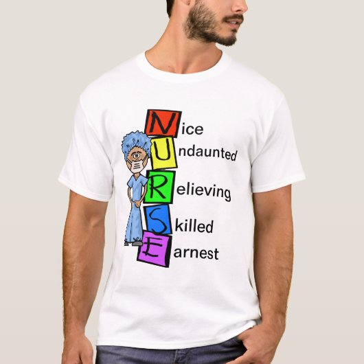 Männliche chirurgische Nuse Akronymn Hemd anpassen T-Shirt (Vorderseite)