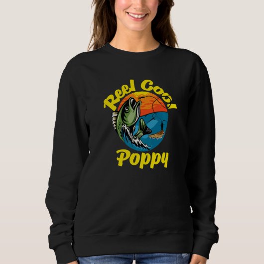 Männliche Coole Mohnblume Sweatshirt (Vorderseite)
