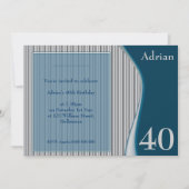 Männliche Elegante Einladung (Vorderseite)