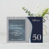 Männliche Elegante Einladung (Stehend Vorderseite)