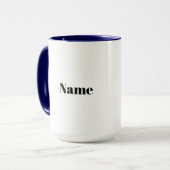 Männliche EMS Personalisierte Tasse (Vorderseite Links)