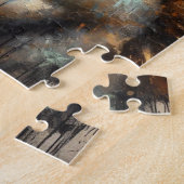 Männliche Faibe mit schwarzem Lamm Puzzle (Seite)