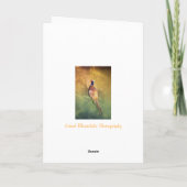 Männliche Fasan-Gruß-Karte Karte (Rückseite)