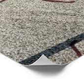 Männliche Figur mit Sonne Poster (Ecke)