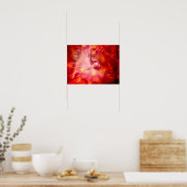 männliche Fortpflanzungssperme, die das Ei betrete Poster (Küche)