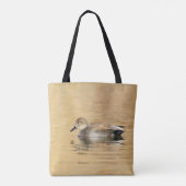 Männliche Gadwall-Ente Tasche (Rückseite)