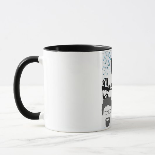 Männliche Gesichter Tasse (Links)