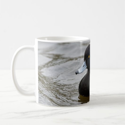 Männliche getuftete Ente Kaffeetasse (Links)
