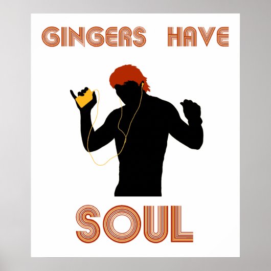 Männliche Gingers haben Soul Poster (Vorne)