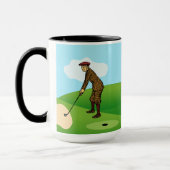 Männliche Golfer: 1 Stechend in und 1 Ausstechen Tasse (Links)
