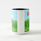 Männliche Golfer: 1 Stechend in und 1 Ausstechen Tasse (Zentrum)