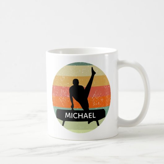 Männliche Gymnastik Male Gymnastik Kaffeetasse (Rechts)