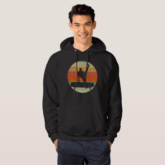 Männliche Gymnastik Männliche Gymnastik bei Sonnen Hoodie (Vorne ganz)
