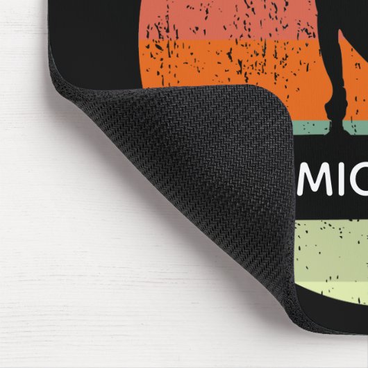 Männliche Gymnastik Mousepad (Ecke)