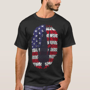 Männliche Gymnastik Proud American Boys Gymnastik T-Shirt