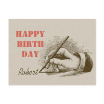 Männliche Hand mit einem Füllfederhalter CC0820 Ge