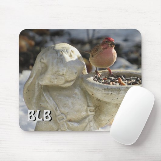 Männliche Häuser Finch deine Initialen Maus Pad Mousepad (Mit Mouse)