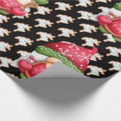 Männliche Hirsche Farbe anpassen Geschenkpapier (Ecke)