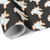 Männliche Hirsche Farbe anpassen Geschenkpapier (Rolleneckpunkt)