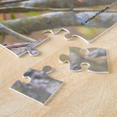 Männliche Holzente auf dem Baum Puzzle (Seite)