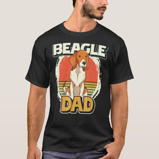 Männliche Hunde Vater Tierhalter Eigentümer des Ti T-Shirt (Vorderseite)