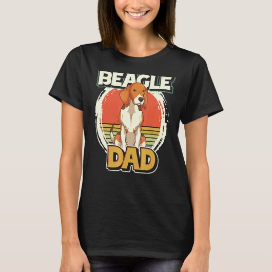 Männliche Hunde Vater Tierhalter Eigentümer des Ti T-Shirt (Vorderseite)