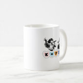 Männliche Idols singen KPop Musikdesign Kaffeetasse (VorderseiteRechts)