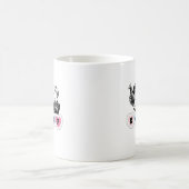 Männliche Idols singen KPop Musikdesign Kaffeetasse (Mittel)