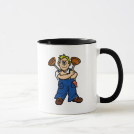 Männliche Klempner-Tasse (fertigen Sie sie) Tasse