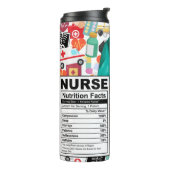 Männliche Krankenpflegeschwür Thermosbecher (Nach links gedreht)