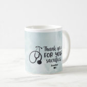 Männliche Krankenschwester Personalisiert Coffee T Kaffeetasse (VorderseiteRechts)