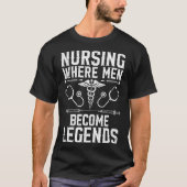 Männliche Krankenschwester Student Man Nurses Murs T-Shirt (Vorderseite)
