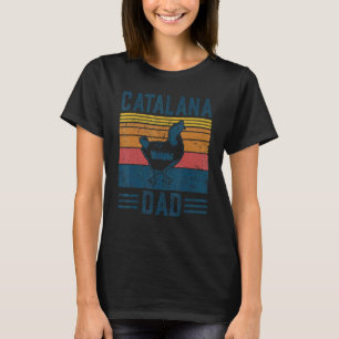 Männliche Landwirtschaftliche Rasse Vintager Vater T-Shirt