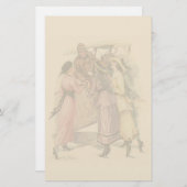 männliche Lieferung Briefpapier (Vorne/Hinten)