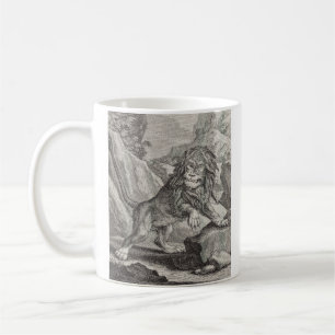 Männliche Löwe im Serengeti-Nationalpark, Tansania Kaffeetasse