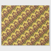 Männliche Männer Armdrücken Geschenkpapier (Flach)