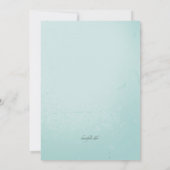 Männliche Mode-Modell-Einladung Einladung (Rückseite)