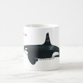 Männliche Mörder-Wal-klassische Tasse (Mittel)