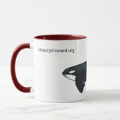 Männliche Mörder-Wal-Wecker-Tasse Tasse (Links)