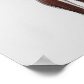 Männliche Muskelanatomie der menschlichen Beine, V Poster (Ecke)